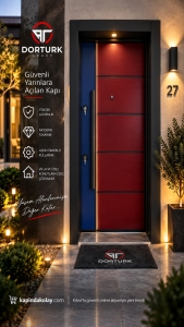 Model – Kırmızı & Lacivert LED Detaylı Kapı